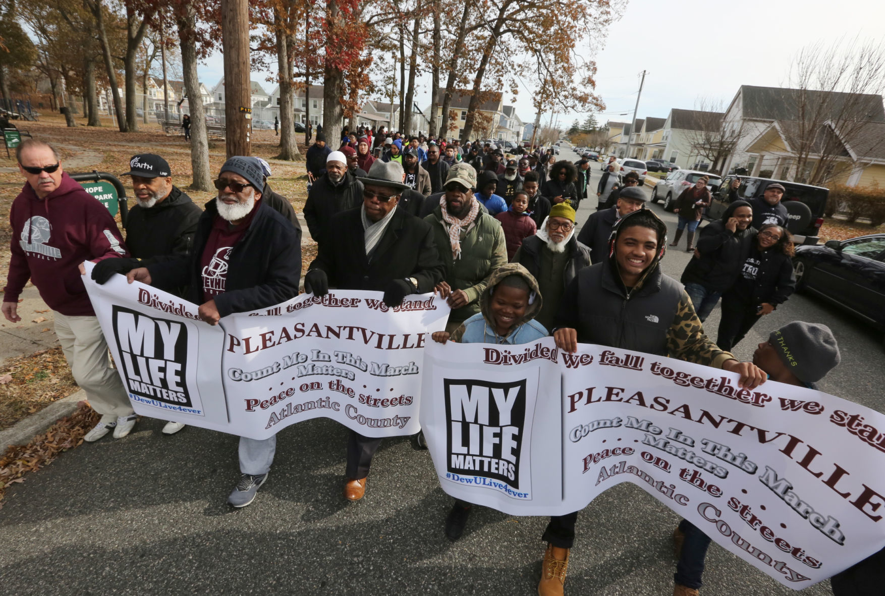 Pleasantville peace march